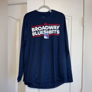 NWT New York Rangers adidas Dassler AEROREADY Creator Long Sleeve T-Shir…